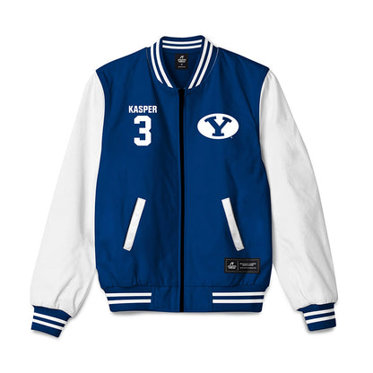 BYU - NCAA Football : Kyler Kasper - Bomber Jacket-0