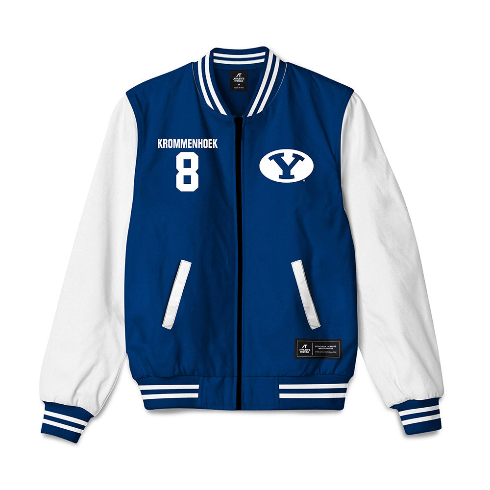 BYU - NCAA Women's Soccer : Mika Krommenhoek - Bomber Jacket-0