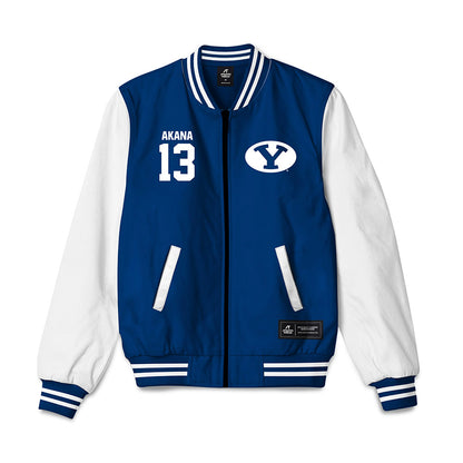 BYU - NCAA Football : Tausili Akana - Bomber Jacket-0