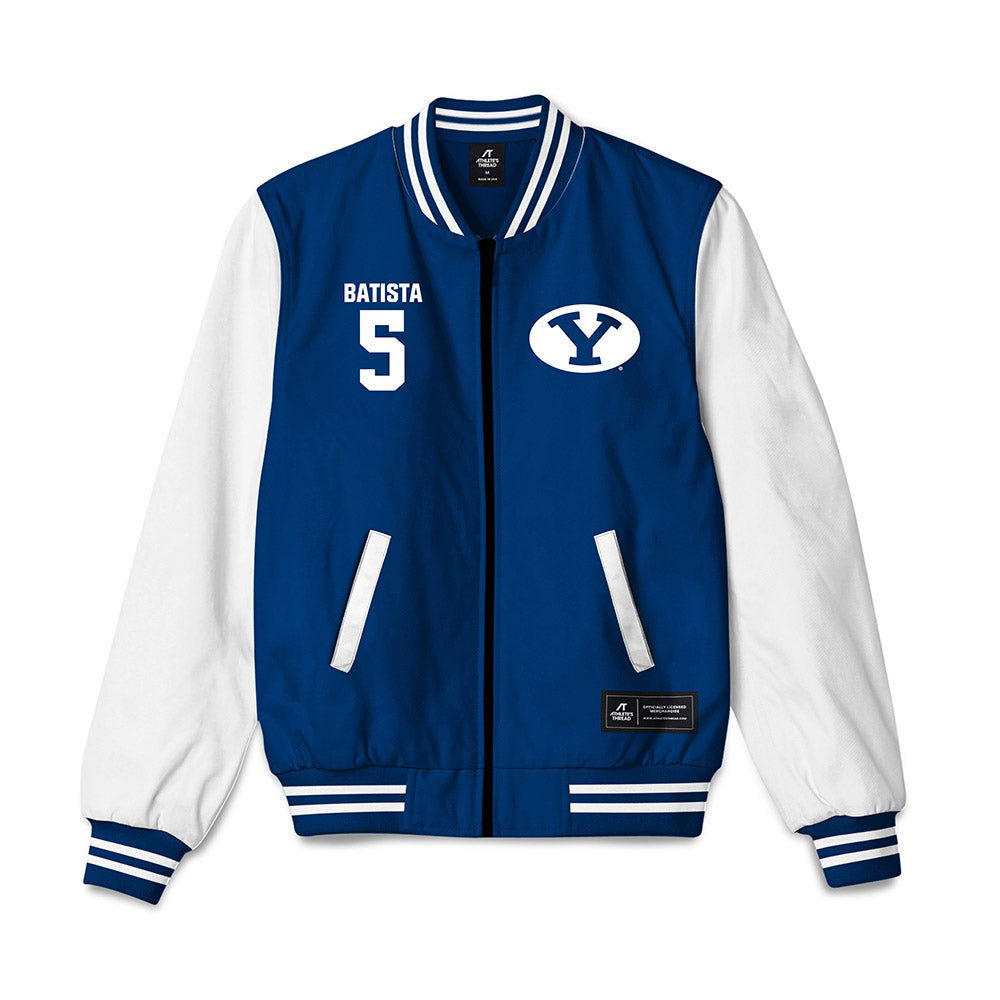 BYU - NCAA Men's Volleyball : Corbin Batista - Bomber Jacket-0
