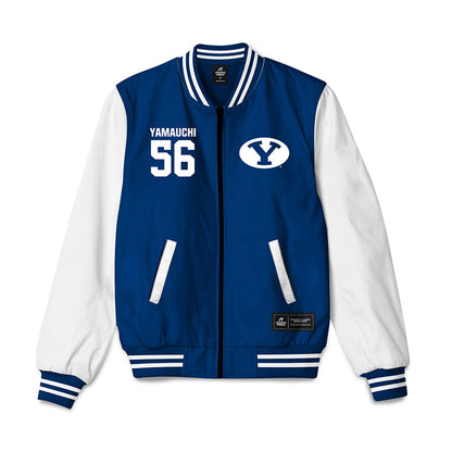 BYU - NCAA Football : Zak Yamauchi - Bomber Jacket-0