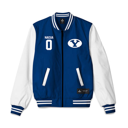 BYU - NCAA Football : Tei Nacua - Bomber Jacket-0