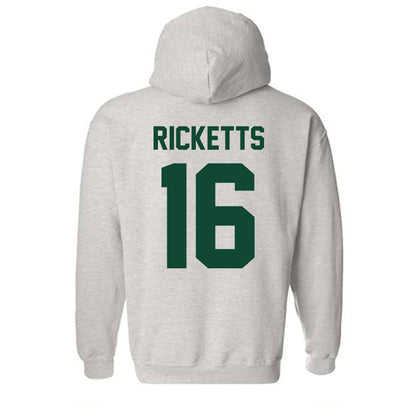 Ohio - NCAA Women's Volleyball : Darbi Ricketts - Classic Shersey Hooded Sweatshirt-1