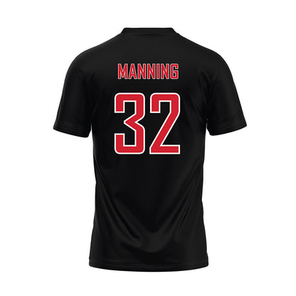UNLV - NCAA Baseball : LJ Manning - Black Baseball Jersey-1
