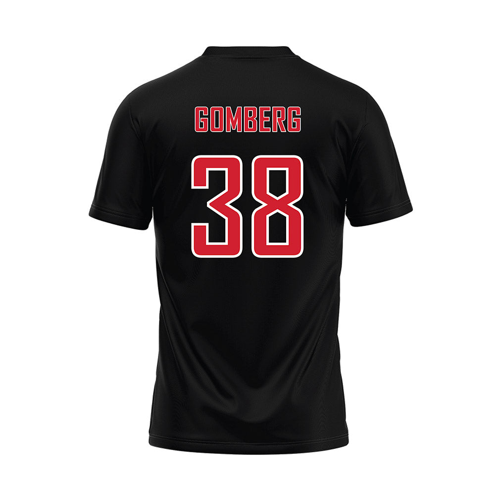 UNLV - NCAA Baseball : Jacob Gomberg - Black Baseball Jersey-1