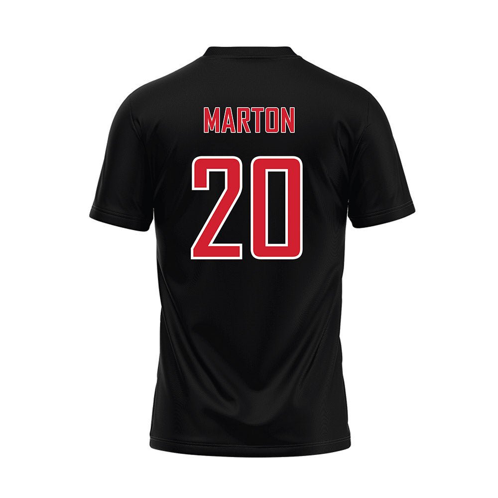 UNLV - NCAA Baseball : Ryan Marton - Black Baseball Jersey-1