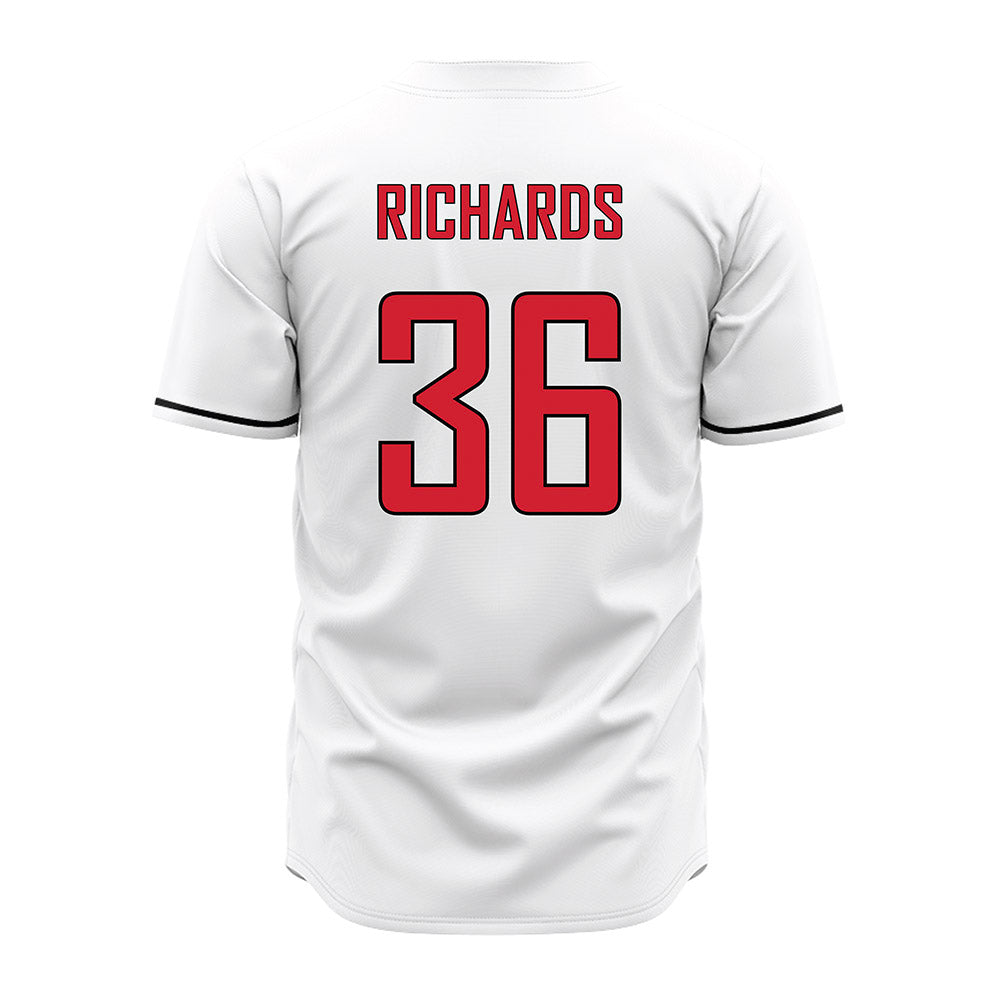 UNLV - NCAA Baseball : Caden Richards - White Jersey-1