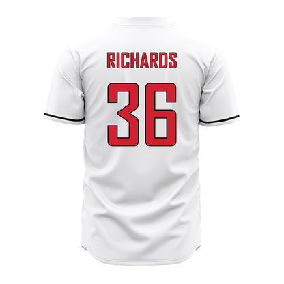 UNLV - NCAA Baseball : Caden Richards - White Jersey-1