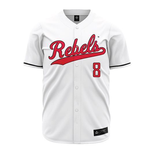 UNLV - NCAA Baseball : Kevin Smith - White Jersey-0