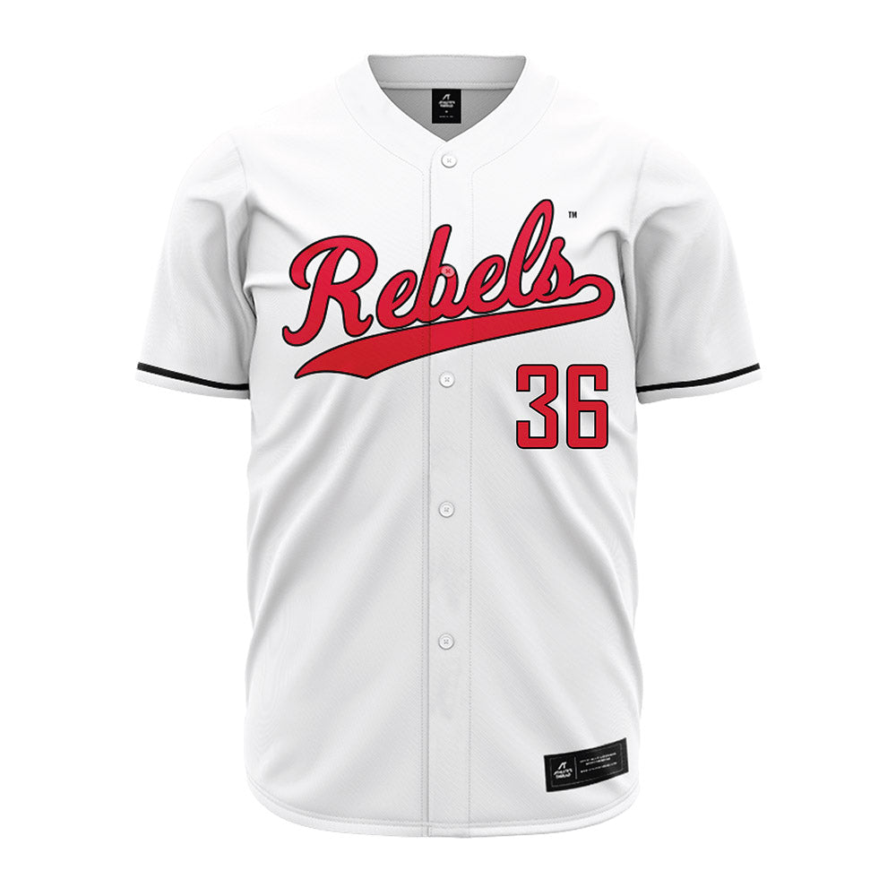 UNLV - NCAA Baseball : Caden Richards - White Jersey-0