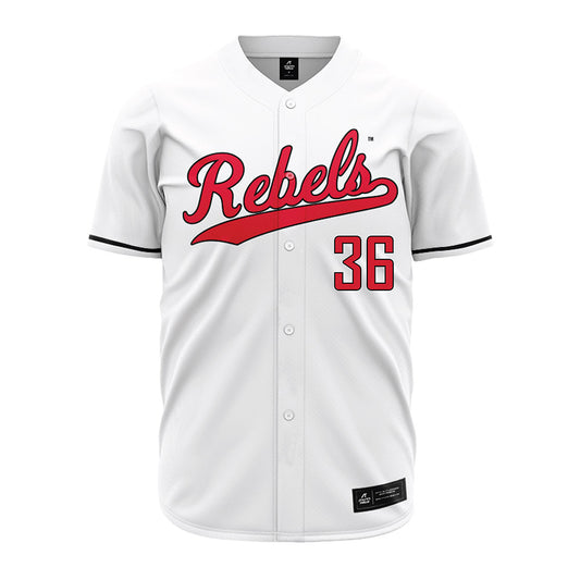 UNLV - NCAA Baseball : Caden Richards - White Jersey-0