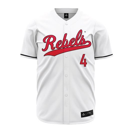 UNLV - NCAA Baseball : Jack Salmon - White Jersey-0