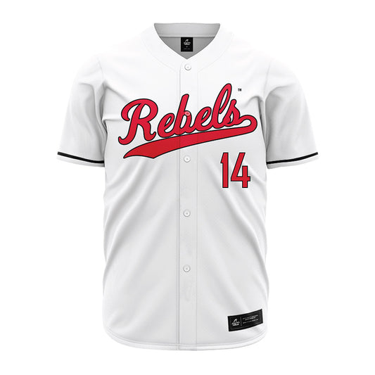 UNLV - NCAA Baseball : Nicky Garritano - White Jersey-0