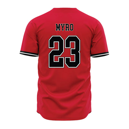 UNLV - NCAA Baseball : Gunnar Myro - Red Jersey-1