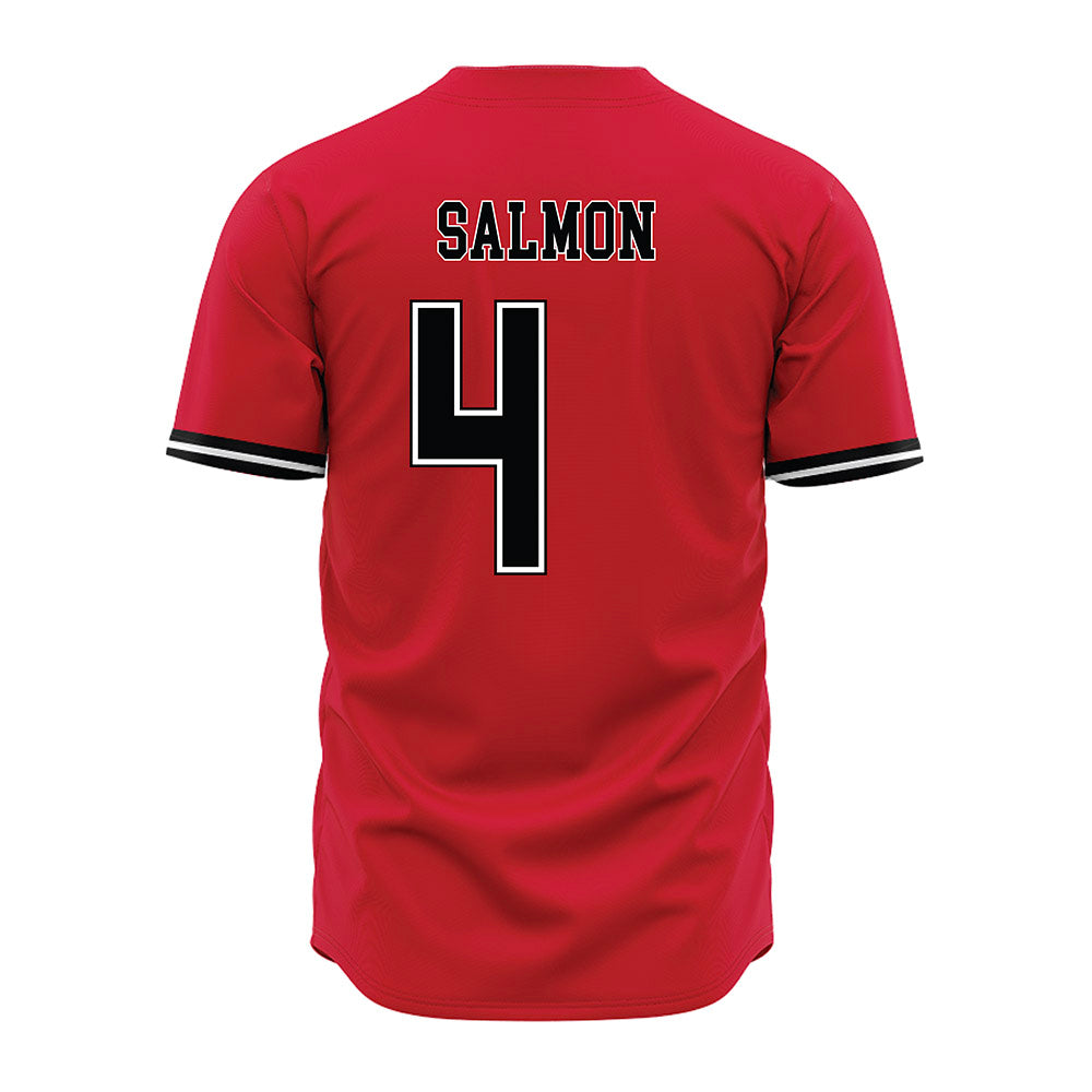 UNLV - NCAA Baseball : Jack Salmon - Red Jersey-1