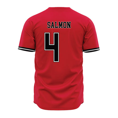 UNLV - NCAA Baseball : Jack Salmon - Red Jersey-1