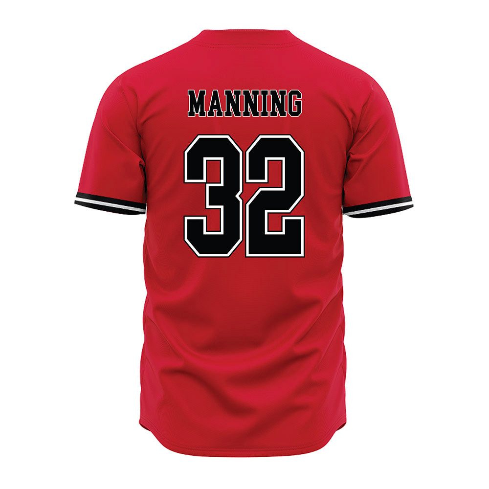 UNLV - NCAA Baseball : LJ Manning - Red Jersey-1