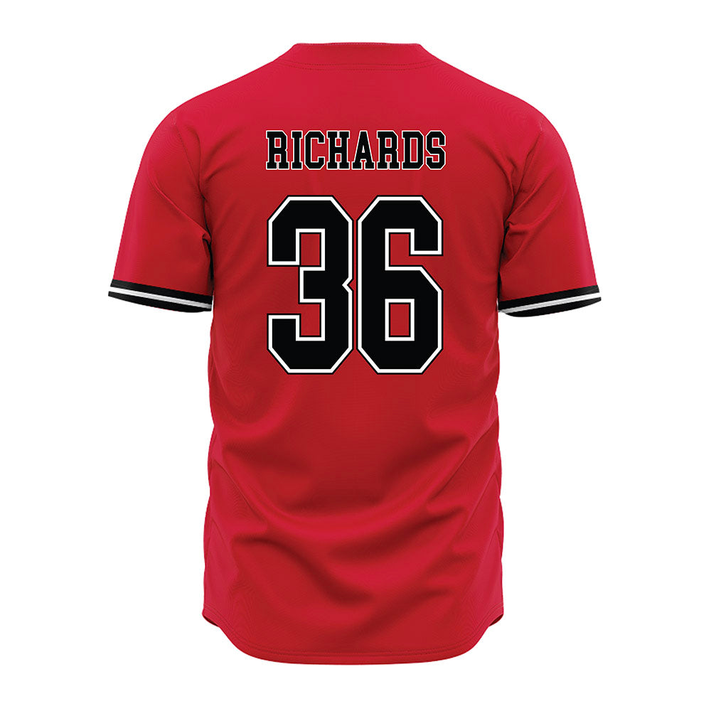 UNLV - NCAA Baseball : Caden Richards - Red Jersey-1