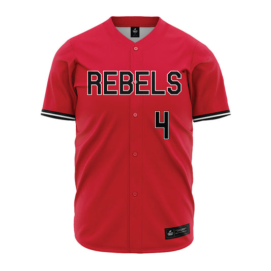 UNLV - NCAA Baseball : Jack Salmon - Red Jersey-0