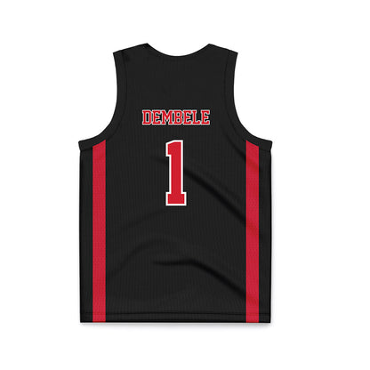 UNLV - NCAA Men's Basketball : Ladji Dembele - Black Basketball Jersey-1