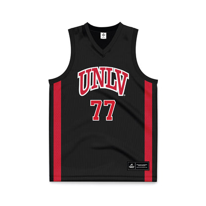 UNLV - NCAA Men's Basketball : Myles Che - Black Basketball Jersey-0