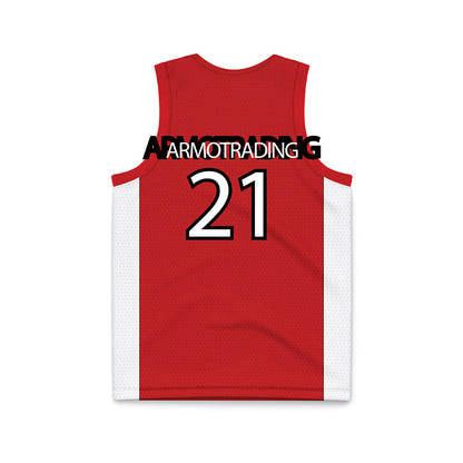UNLV - NCAA Men's Basketball : Joel Armotrading - Red Basketball Jersey-1