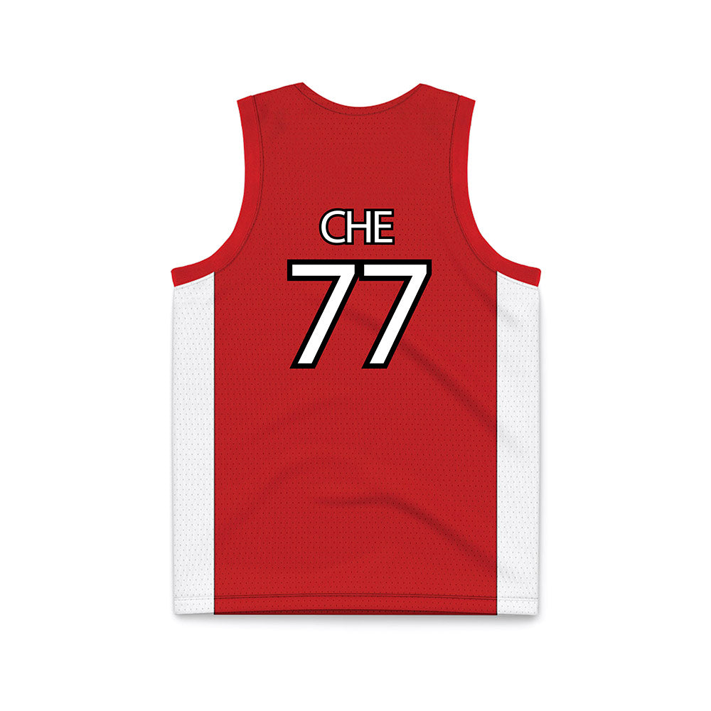 UNLV - NCAA Men's Basketball : Myles Che - Red Basketball Jersey-1