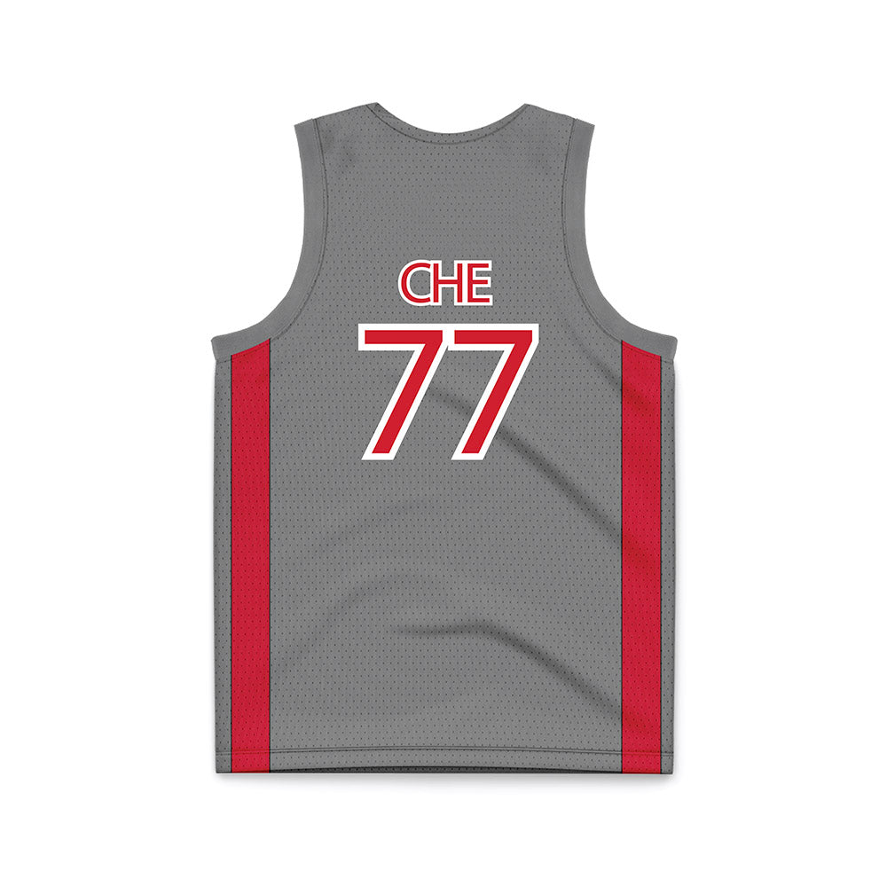 UNLV - NCAA Men's Basketball : Myles Che - Grey Basketball Jersey-1
