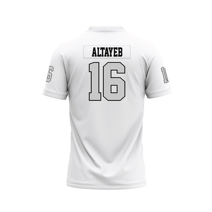 UNLV - NCAA Football : Mohamed Altayeb - White Football Jersey-1