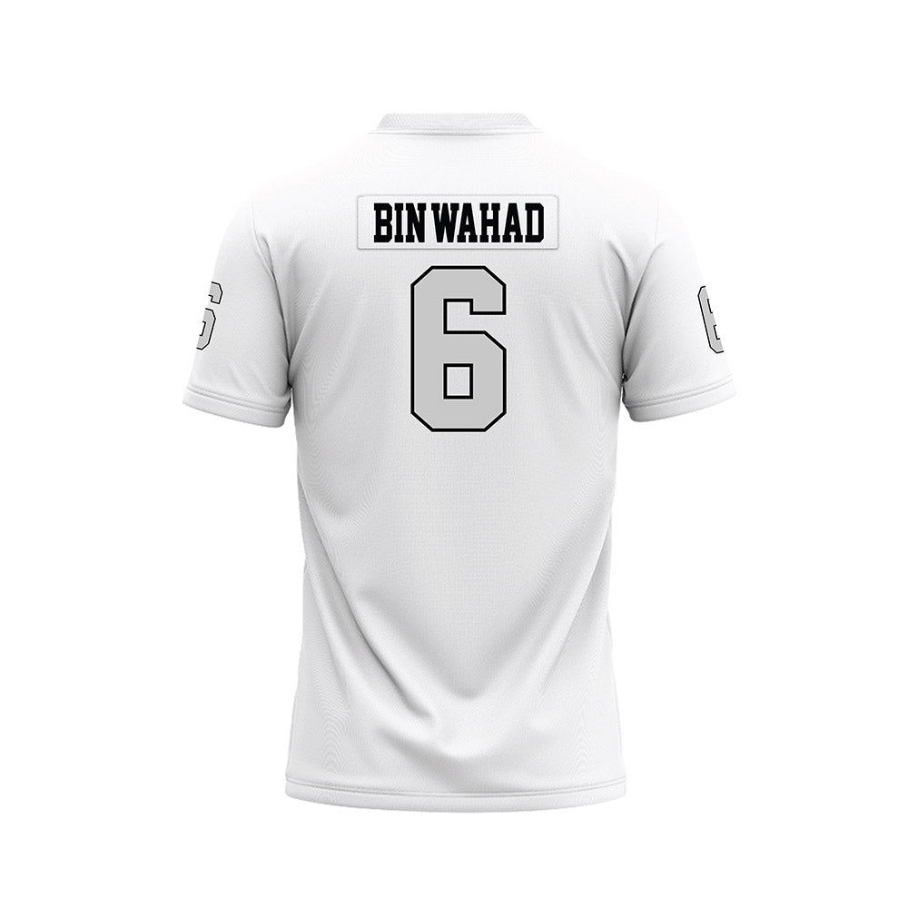 UNLV - NCAA Football : Mumu Bin-Wahad - White Football Jersey-1