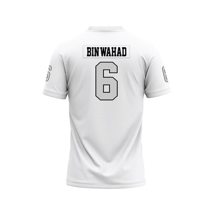 UNLV - NCAA Football : Mumu Bin-Wahad - White Football Jersey-1
