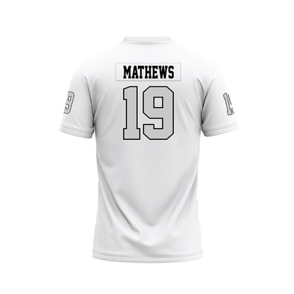 UNLV - NCAA Football : Tylen Mathews - White Football Jersey-1