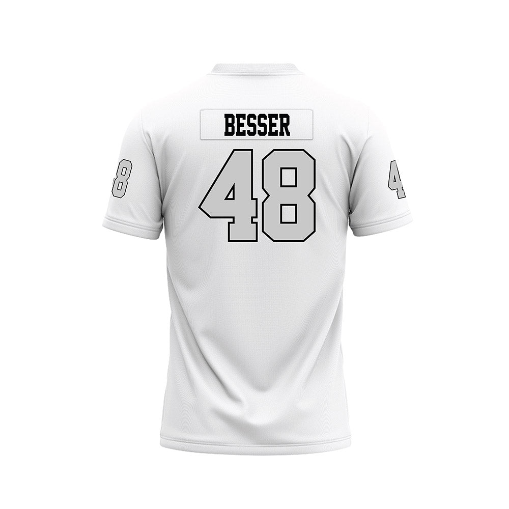 UNLV - NCAA Football : CJ BESSER - White Football Jersey-1