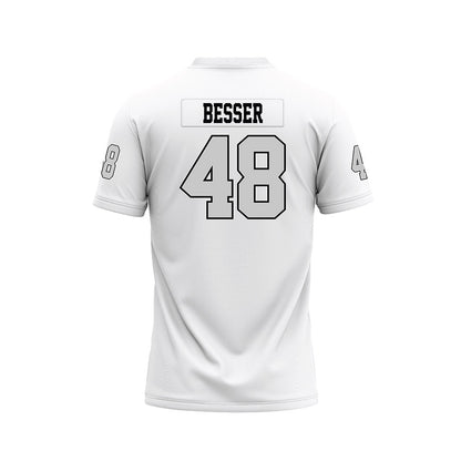 UNLV - NCAA Football : CJ BESSER - White Football Jersey-1