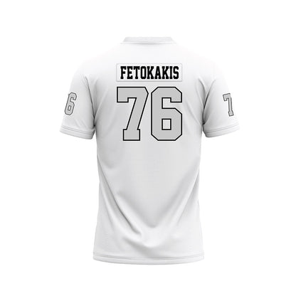UNLV - NCAA Football : Chrysanthos Fetokakis - White Football Jersey-1