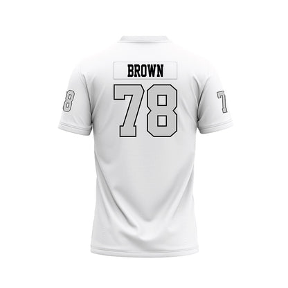 UNLV - NCAA Football : Jackson Brown - White Football Jersey-1