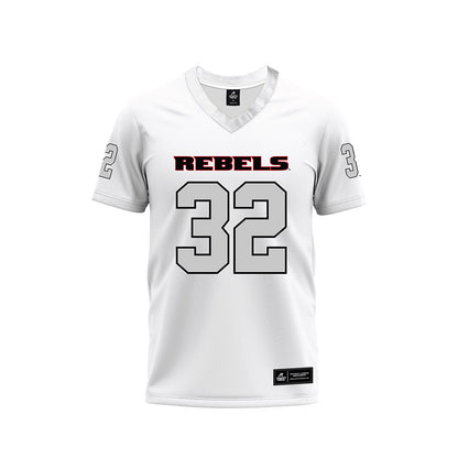 UNLV - NCAA Football : Kenji Scanlan - White Football Jersey-0