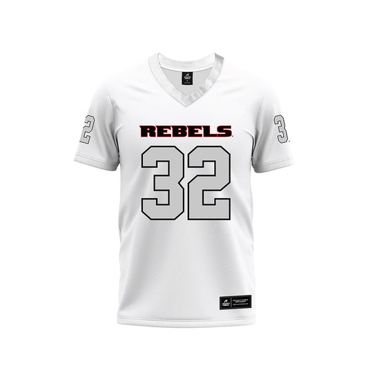 UNLV - NCAA Football : Kenji Scanlan - White Football Jersey-0