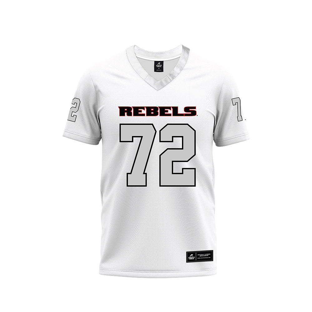 UNLV - NCAA Football : Will Thomas - White Football Jersey-0