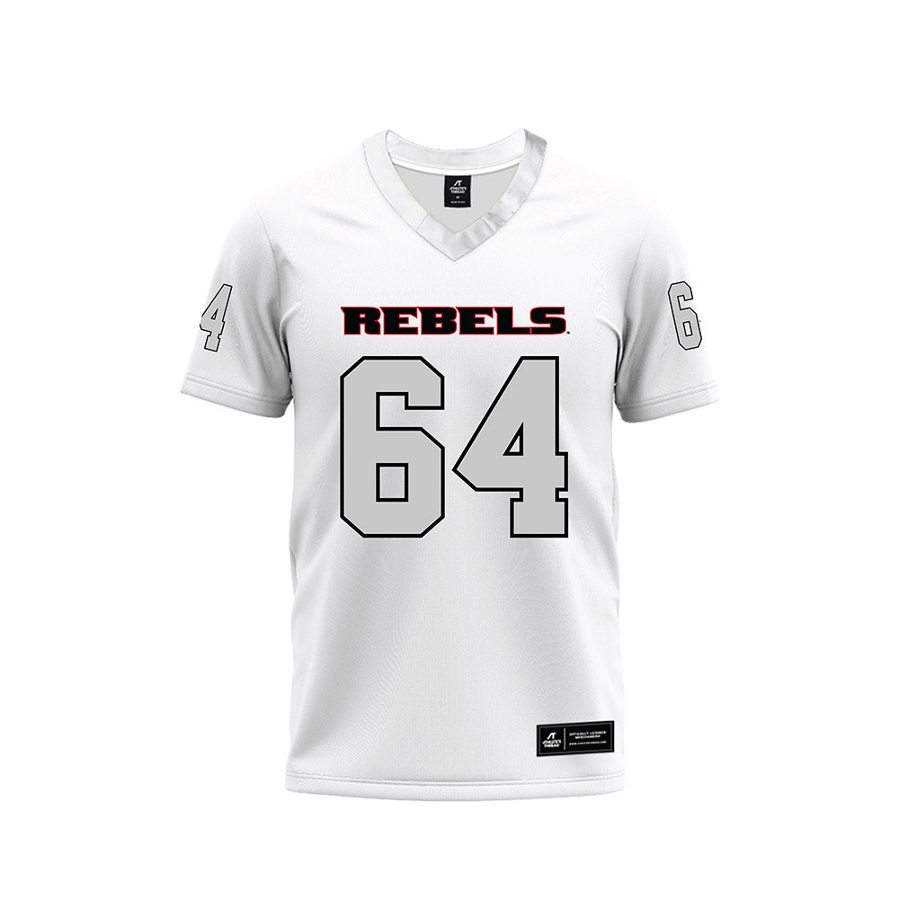 UNLV - NCAA Football : Joseph Metzger - White Football Jersey-0