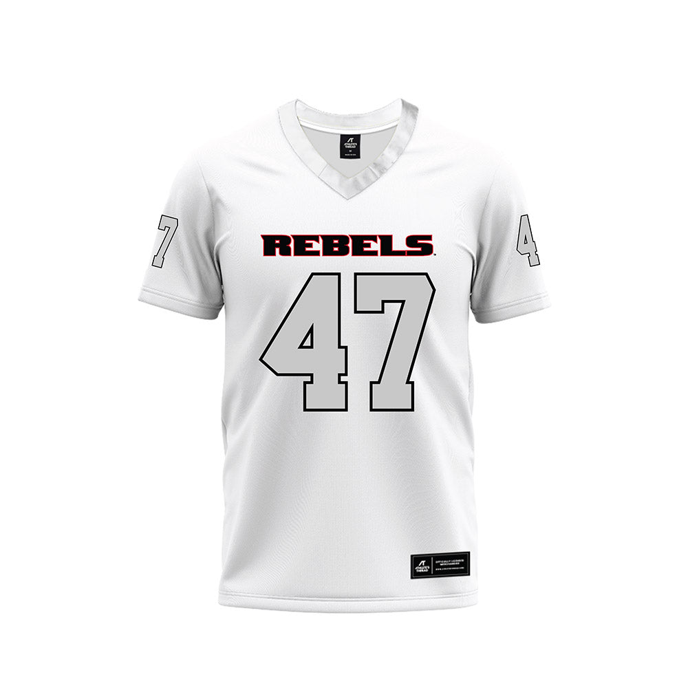 UNLV - NCAA Football : Tyson Jacobson - White Football Jersey-0
