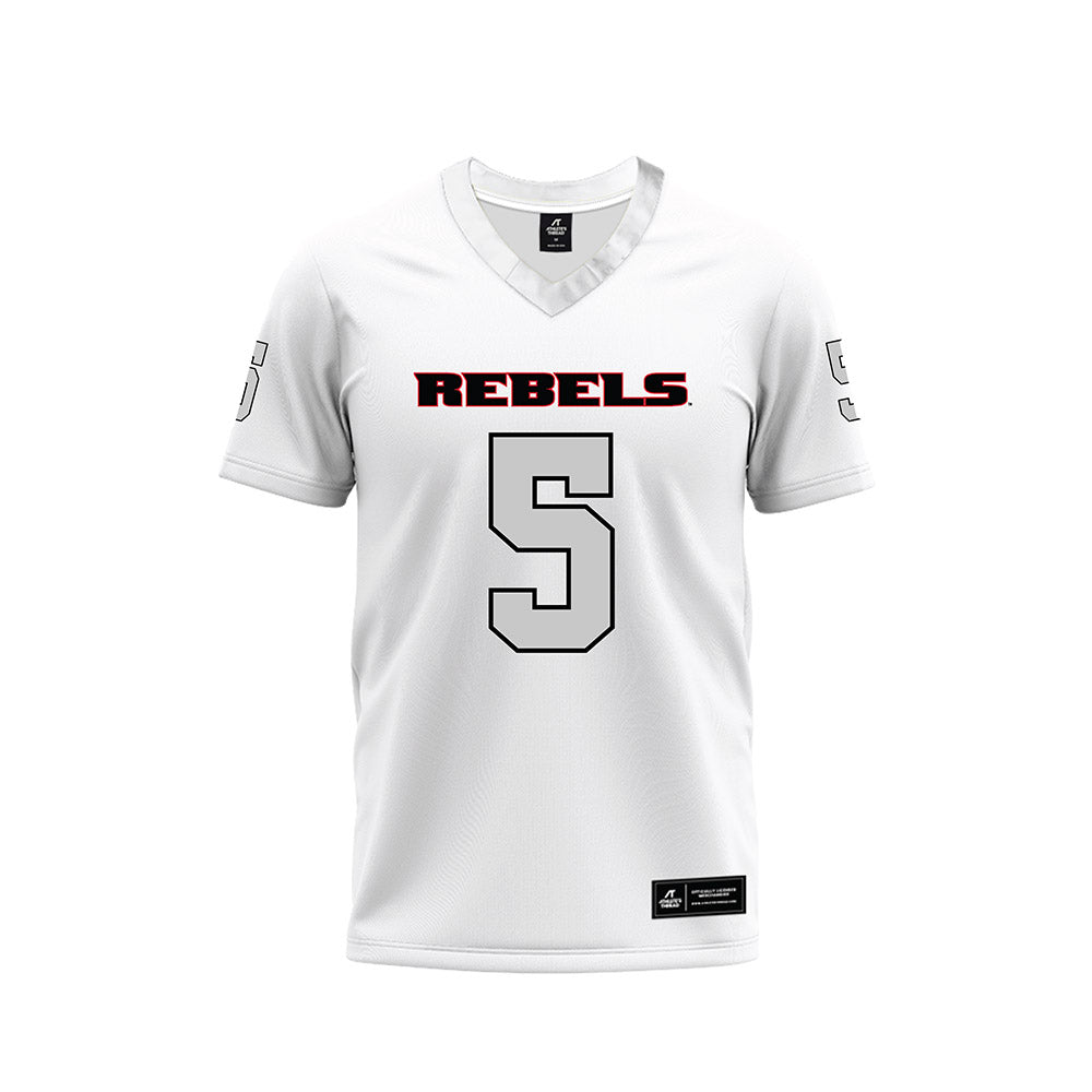 UNLV - NCAA Football : Tavian McNair - White Football Jersey-0