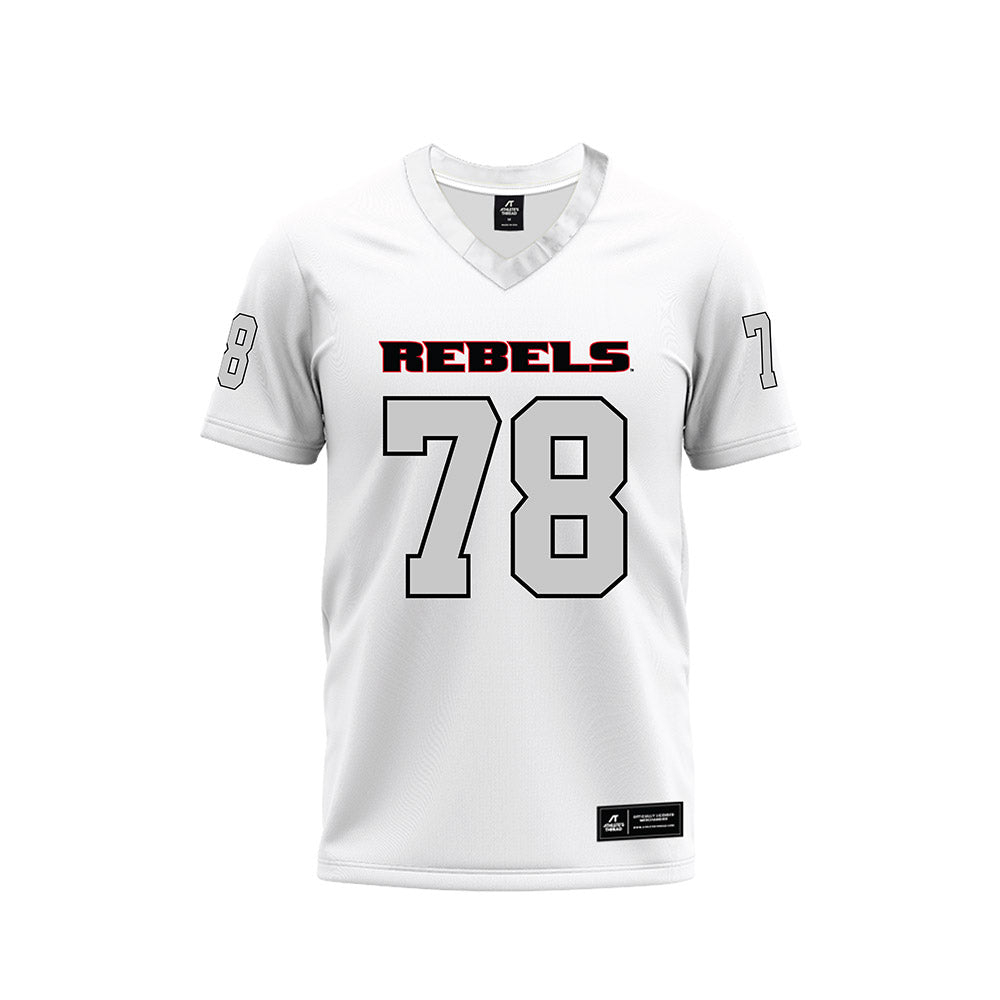 UNLV - NCAA Football : Jackson Brown - White Football Jersey-0