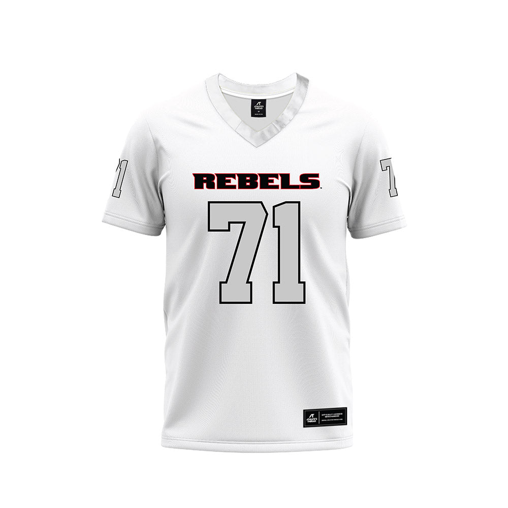 UNLV - NCAA Football : Ed Haynes - White Football Jersey-0