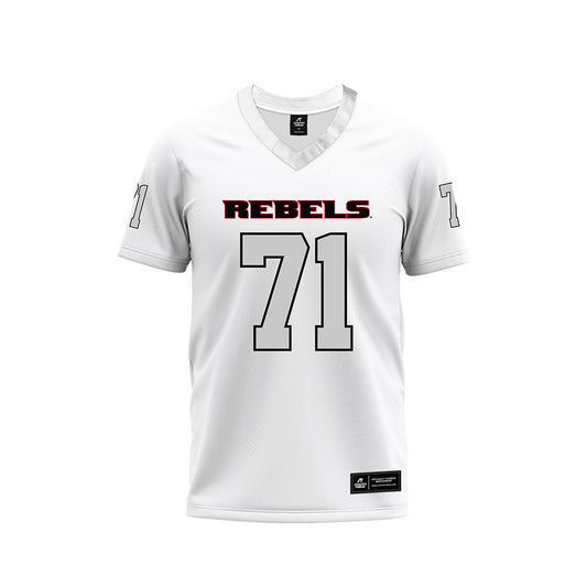 UNLV - NCAA Football : Ed Haynes - White Football Jersey-0