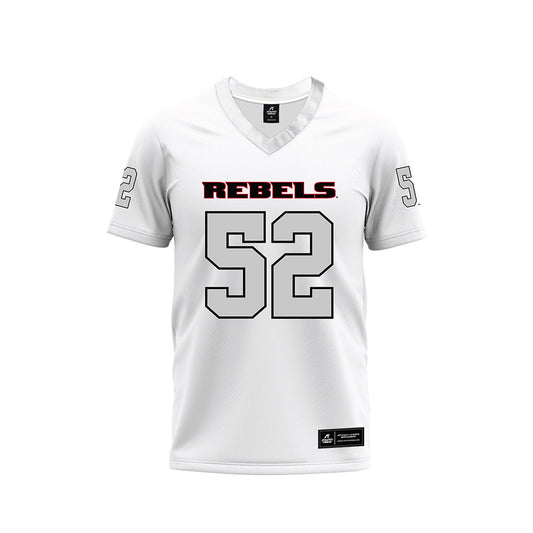 UNLV - NCAA Football : Jacob Beza - White Football Jersey-0