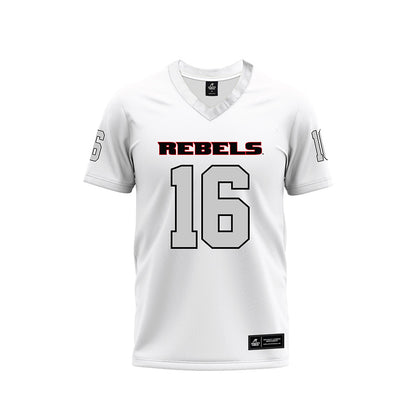 UNLV - NCAA Football : Mohamed Altayeb - White Football Jersey-0