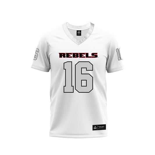 UNLV - NCAA Football : Mohamed Altayeb - White Football Jersey-0
