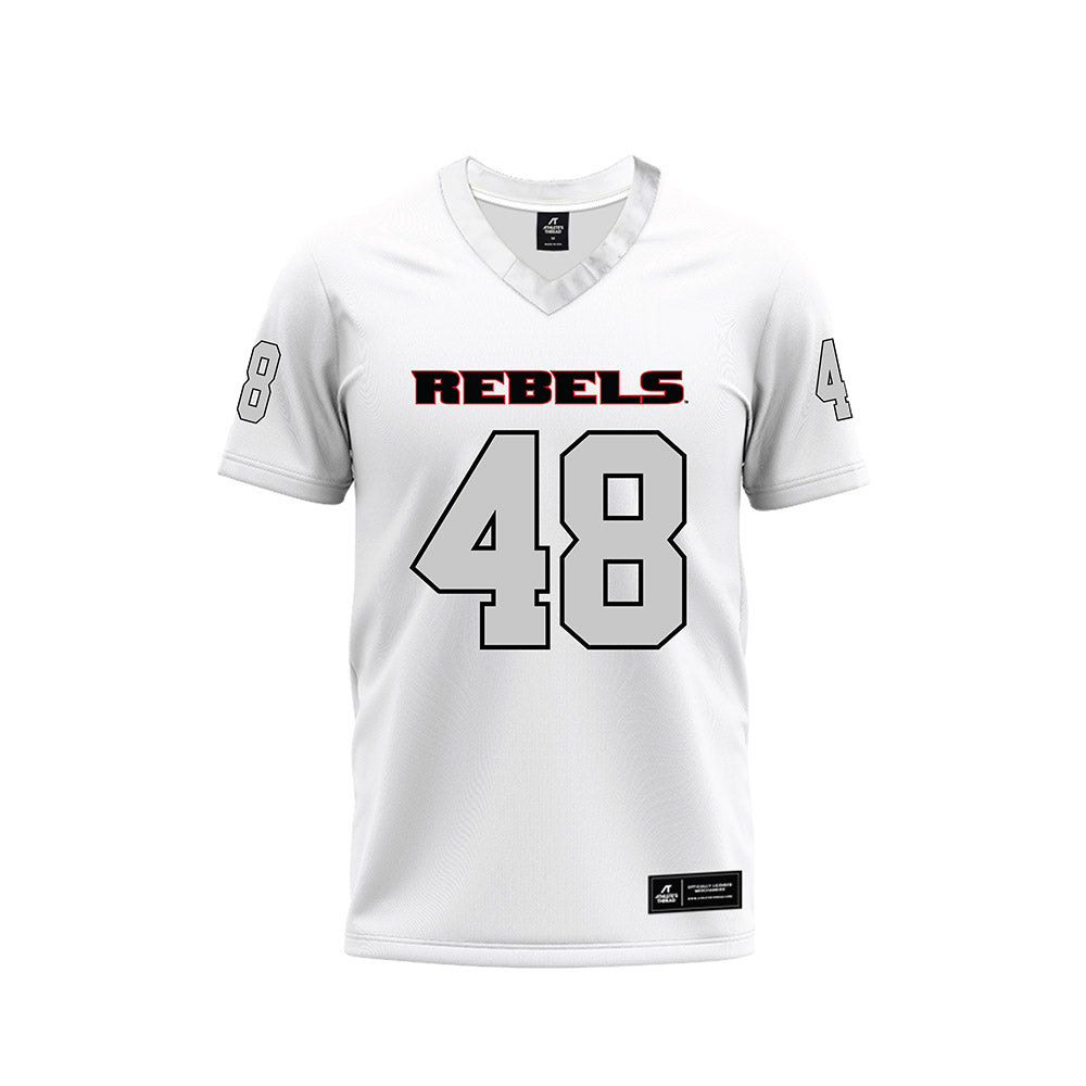 UNLV - NCAA Football : CJ BESSER - White Football Jersey-0
