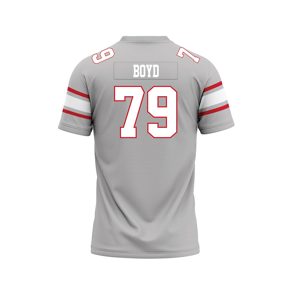 UNLV - NCAA Football : Austin Boyd - Grey Football Jersey-1